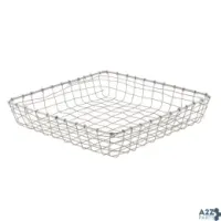 Hubert 998758025 SQUARE STAINLESS STEEL WIRE MESH BASKETS - 12"L X