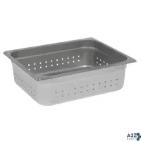 Hubert AST-1204-PF 1/2 SIZE 22 GAUGE STAINLESS STEEL PERFORATED STEAM