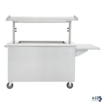 Hubert BRC-3056SS HIGH-VOLUME BREAKFAST CART BY - DOUBLE-SIDED STAIN