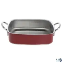 Hubert CE3PLY1025-C-R COLORSCAPE 3-PLY SQUARE RED STAINLESS STEEL PAN -