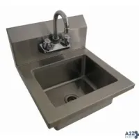 Hubert HS-16-FB STAINLESS STEEL HAND SINK WITH MANUAL FAUCET - 15