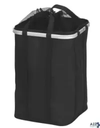 Household Essentials LLC 2225 Black Canvas Collapsible Hamper - Total Qty: 1