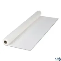 Hoffmaster Group, Inc 114000 PLASTIC DISPOSABLE TABLE COVER WHITE, 300' LENGTH 1EA