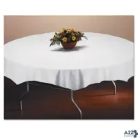 Hoffmaster Group, Inc 210101 TISSUE/POLY TABLECOVERS, 82" DIAMETER, WHITE, 25/C