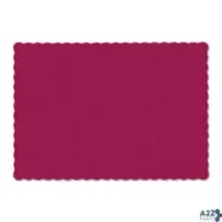 Hoffmaster Group, Inc 310524 SOLID COLOR SCALLOPED EDGE PLACEMATS, 9.5 X 13.5,