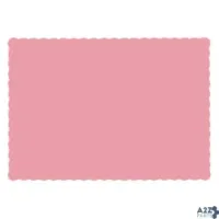 Hoffmaster Group, Inc 310525 SCALLOPED PLACEMAT DUSTY ROSE, 9.5" LENGTH X 13.5" 1000
