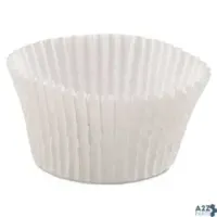 Hoffmaster Group, Inc 610032 FLUTED BAKE CUPS, 4.5" DIAMETER X 1.25"H, WHITE, 5