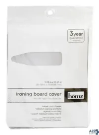 Homz 1945112 15 In. W X 54 In. L Cotton Brown Ironing Board Cover -
