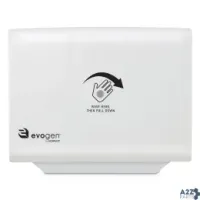Hospeco EVNT1W Evogen No Touch Toilet Seat Cover Dispenser 1/Ea