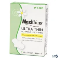 Hospeco MT200 Maxithins Vended Ultra-Thin Pads 200/Ct