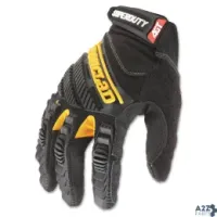 Ironclad SDG204L Superduty Gloves, Large, Black/Yellow, 1 Pair