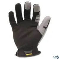 Ironclad WFG04L Workforce Glove, Large, Gray/Black, Pair