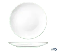International Tableware TN-7 Plate, 6-5/8" Dia., Round, Coupe, Fully Vitrified, Micr
