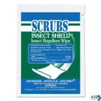 ITW Pro Brands 91401 Scrubs Insect Shield Insect Repellent Wipes 100/Ct