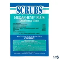 ITW Pro Brands 96301 Scrubs Medaphene Plus Disinfecting Wipes 100/Ct