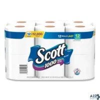 Kimberly-Clark 10060 Scott 1000 Bathroom Tissue 48/Ct