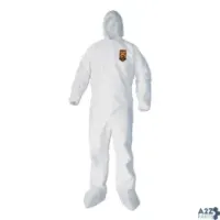 Kimberly-Clark 44333 A40 ELASTIC-CUFF ANKLE HOOD AND BOOT COVERALLS L