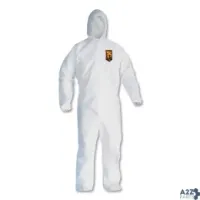 Kimberly-Clark 49117 A20 Elastic Back, Cuff And Ankles Hooded Coveralls, 4X-