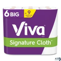 Kimberly-Clark 53332 Viva Signature Cloth Choose-A-Sheet Kitchen Roll Paper