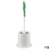 Libman 34 Green Recycled Pet Fiber Toilet Brush And, (Pack Of 2)