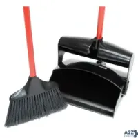 Libman 917 36"H COMMERCIAL LOBBY BROOM & 12"W DUST PAN, QTY 2