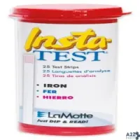 Lamotte 2935-G INSTA-TEST IRON TEST STRIPS, 0 TO 5 PPM, 25-PACK