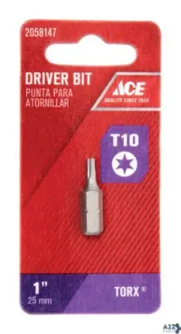 Mibro 307871 Ace Torx T10 In. S X 1 In. L Insert Bit S2 Tool Steel 1