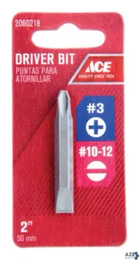 Mibro 312611 Ace Phillips/Slotted #3/#10-12 In. S X 2 In. L Double-E