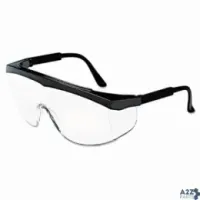 MCR Safety CRW-SS110 STRATOS SAFETY GLASSES, BLACK FRAME, CLEAR