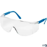 MCR Safety TC120 TACOMA SAFETY GLASSES, TC120, BLUE TEMPLES, CLEAR