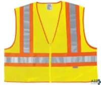 MCR Safety WCCL2LL LUMINATOR CLASS II SAFETY VESTS HIGHLY