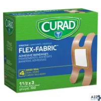 Medline NON25510 Flex Fabric Bandages, Knuckle, 1.5 X 3, 100/Box