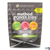 Method Products 01761 Power Dish Detergent Tabs 1/Ea