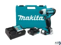 Makita DT03R1 Cxt 12 Volt 1/4 In. Cordless Brushed Impact Driver Kit