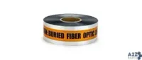 3M Supplies 409 CAUTION BURIED FIBER OPTIC LINE BELOW (ORANGE)