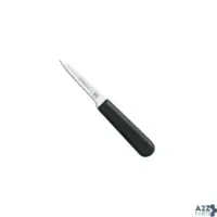 Mundial 5601-3 1/4 BLACK HANDLED 3-1/4" PARING KNIFE