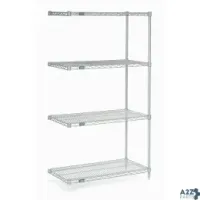 Nexel Industries A14308EP WIRE SHELVING ADD-ON, SILVER EPOXY, 30"W