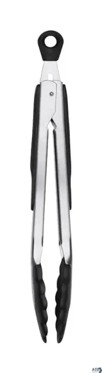 Oxo 1054627 1 In. W X 11 In. L Black Stainless Steel Tongs - Total