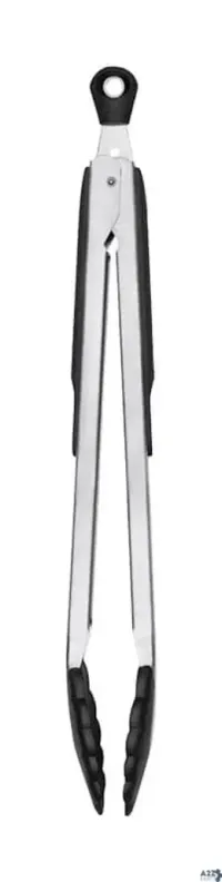 Oxo 1054628 1 In. W X 14 In. L Silver/Black Stainless Steel Tongs -