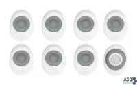 Oxo 13173101 3/4 In. W X 1 In. L White Plastic Magnetic Clips - Tota