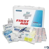 Physicianscare 90175001 First Aid Kit For Up To 25 People, 125 Pieces, Metal Ca