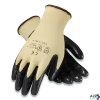 PIP 09K1450M Kev Seamless Knit Kevlar Gloves, Medium, Yellow/Black,