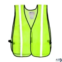 PIP 300-EVOR-ELY Yellow Mesh Safety Vest Non-Ansi W/ Silver Reflective T