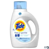 Procter & Gamble 41825 Tide Free & Gentle No Scent Laundry Detergent Liquid 46