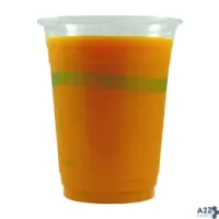 Primeware CCP-16-C 16 Oz Disposable Clear Compostable Cups, Made From Corn