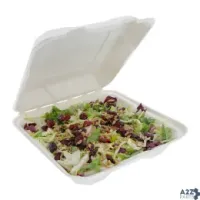 Primeware HL-81-C Medium Disposable Molded Fiber Takeout Containers With