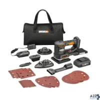 Positec USA Inc WX820L Worx Sandeck 5-In-1 20 Volt Cordless Multi-Sander Kit (