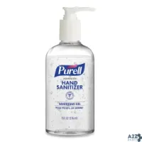 Purell 404012S Advanced Gel Hand Sanitizer, 8 Oz Pump Bottle, Clean Sc