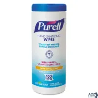 Purell 911112CT Premoistened Hand Sanitizing Wipes, 5.78" X 7", 1