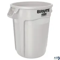 Trash Can-32Gal Rnd Wht for Rubbermaid Part# FG263200WHT